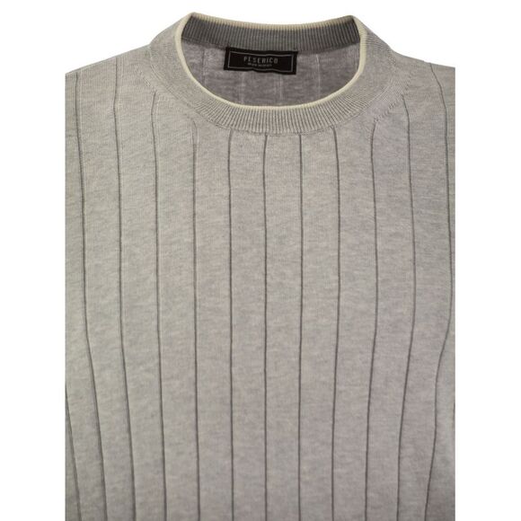 Peserico Men T-Shirt In Pure Cotton Crépe Yarn